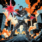 Preview: Marvel Legends Actionfigur Marvel's War Machine 15 cm seitlich mit Waffe